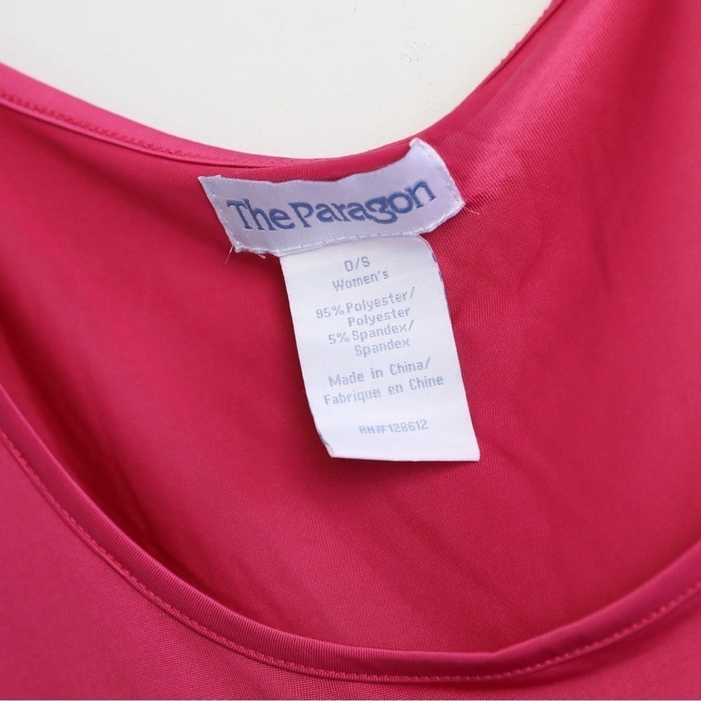 Barbie pink maxi tank dress One Size S M L XL stretch minimalist vintage resort - Picture 4 of 10